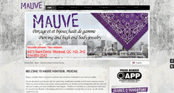 Desktop Screenshot of mauvemontreal.com